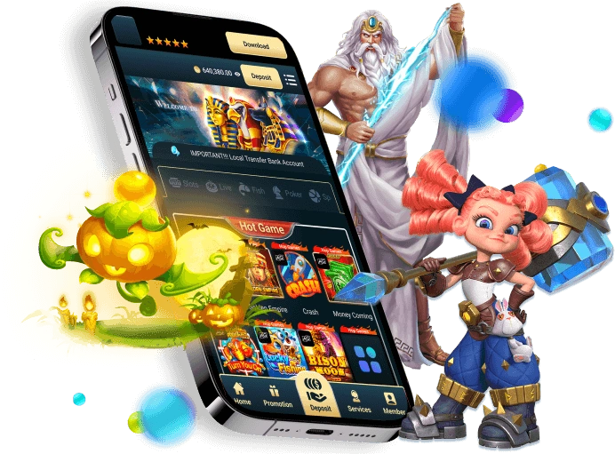 Hình ảnh đa dạng trò chơi casino HY88 App iOS